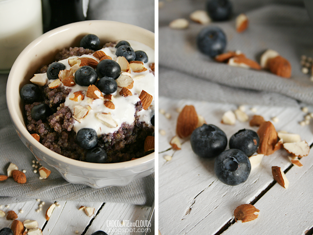 Blueberry Quinoa Breakfast Bowl