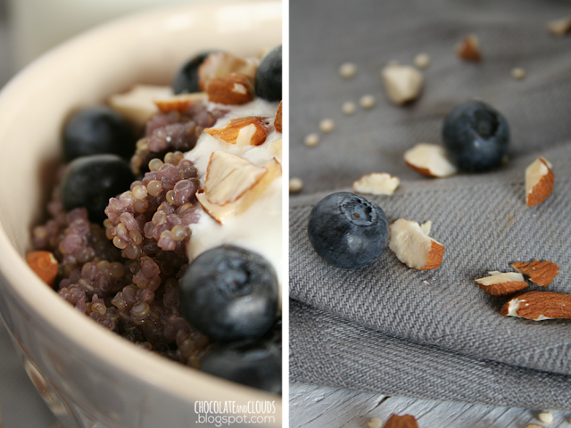 Blueberry Quinoa Breakfast Bowl
